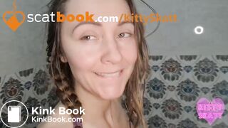 Clogged toilet pantypoop masturbation