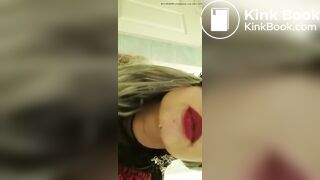 Pig whore running amok in public