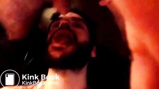 toilet pig eats and drinks