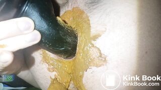 Hot dirty anal dildo