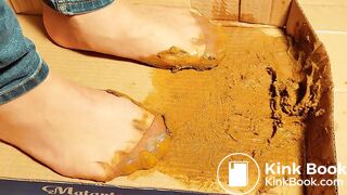 pantyhose asian all new shitted toe's bitch