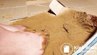 sexy milf suntan pantyhose got very shitted feets