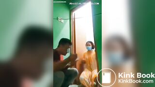 Indonesian hotwife make his cuckold eat shit