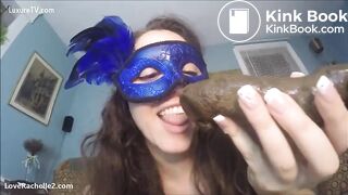 mistress plays with feces