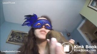 mistress plays with feces