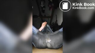 Shiting in pants and eat the dogshit