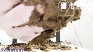 cute trans emo girl shitting eating and smearing