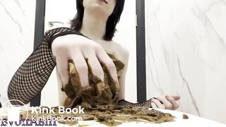 cute trans emo girl shitting eating and smearing