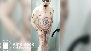 enema slave Gerard undergoes an enema treatment