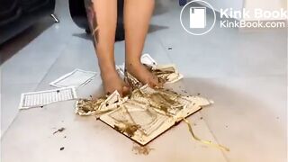 Quran defiling: feet-scat super extra humiliation!