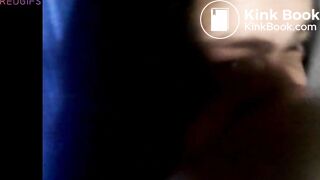 Amateur toilet whore chewing and swallowing a turd