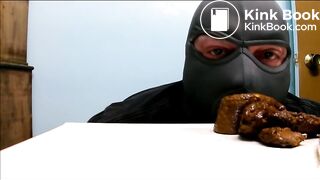 swallowing shit with a fork