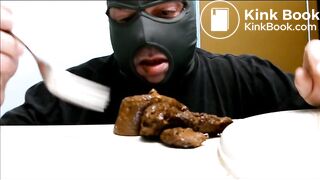 swallowing shit with a fork