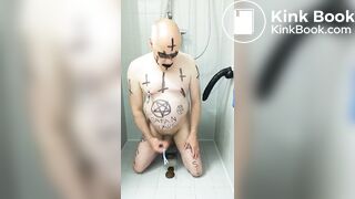 Satan slave is ready for a satan session