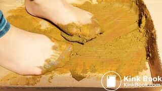 very sticky glue of scat pantyhose small asian 3