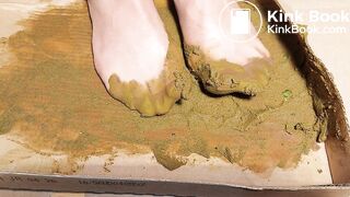 very sticky glue of scat pantyhose small asian 3