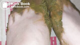 very sticky glue of scat pantyhose small asian 3