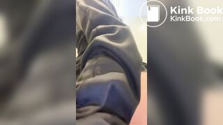 Babe shits at work
