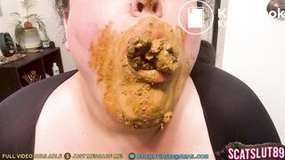Trans Girl Sucks on Her Massive Turd (Slideshow)