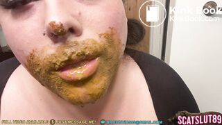 Trans Girl Sucks on Her Massive Turd (Slideshow)