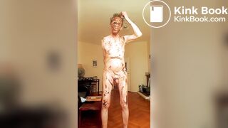 shit wanking and nude