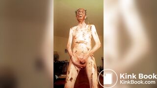 shit wanking and nude