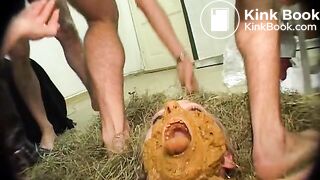 Scat_Face 9 | Full shit face for stupid slut