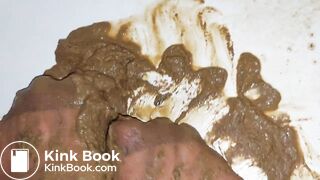 disgusting asian in sexy pantyhose shit 2