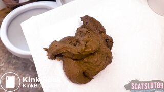 Fat Trans Woman Takes a Sloppy Shit