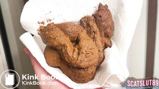 Fat Trans Woman Takes a Sloppy Shit