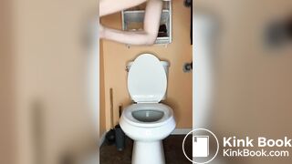 Sexy SCAT girl poops and fills your order SHIT JOI