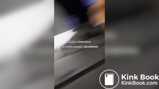 Beautiful girl poops in the toilet 11