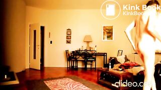 pissing oiling wanking then shitting