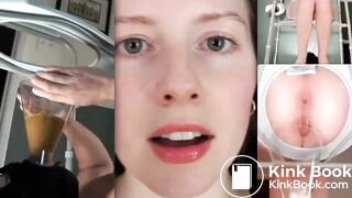 Human Toilet - Cute Girl Diarrhea Swallow
