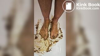 Shit sweater on my lovely feet