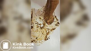 Shit sweater on my lovely feet