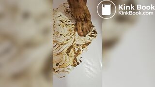 Shit sweater on my lovely feet