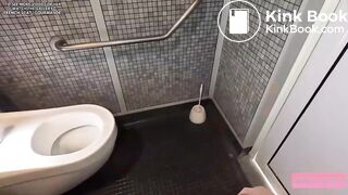 French Scat eat DogShit Public Bathroom 1/2????56#