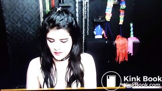 Latina cam girl eats shit swallows and pukes