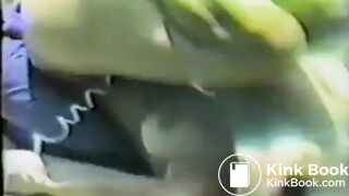 Sexy American MILF in a BDSM & enema session