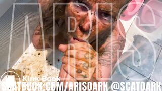 Awesome blowjob filled with shit @scatdark