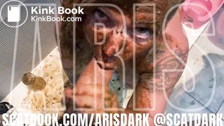 Awesome blowjob filled with shit @scatdark