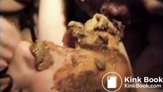 Rimming, enema and eating shit