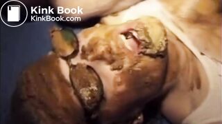 Rimming, enema and eating shit