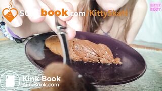 POV poop plate feeding