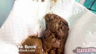 Fat Trans BBW Takes Shit w/ Beautiful Consistency