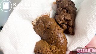 Fat Trans BBW Takes Shit w/ Beautiful Consistency