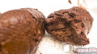 Fat Trans BBW Takes Shit w/ Beautiful Consistency