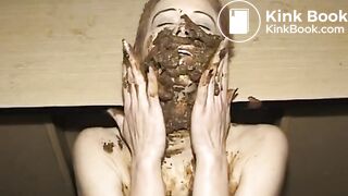 Scat_Face 5 | 3 men make shit face for bitch