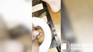 Asian shit hole eating